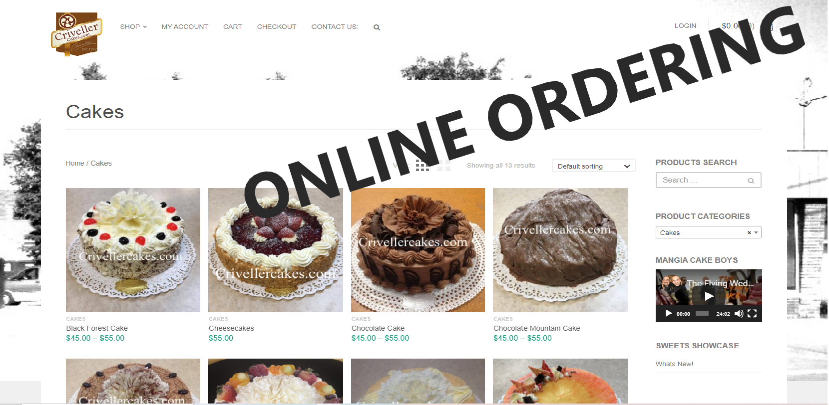 Crivellers Online Ordering